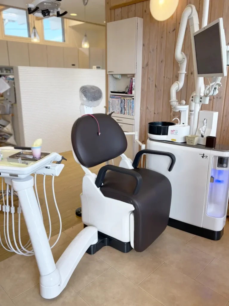 衛生面に配慮した診療台の導入